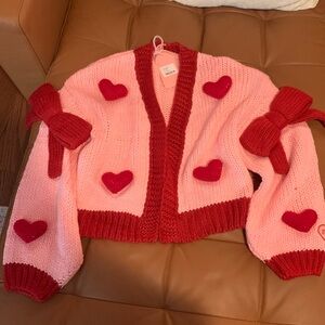 Mure + Grand Follow Your Heart Puff Cardigan in S/M